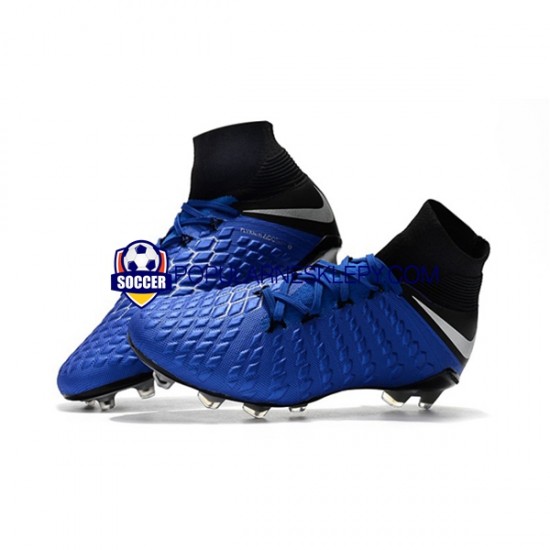 Niebieski Nike Hypervenom Phantom 3 Elite DF FG Buty piłkarskie