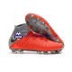 Czerwony Szary Nike Hypervenom Phantom 3 Elite DF FG Buty piłkarskie