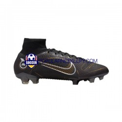 Czarny Nike Mercurial Superfly VIII Shadow Elite FG Buty piłkarskie