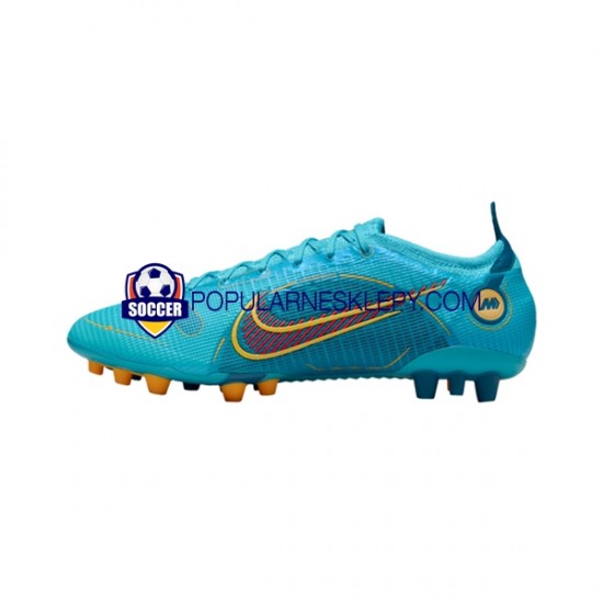 Pomarańczowy Niebieski Nike Mercurial Vapor XIV Blueprint Elite AG Buty piłkarskie