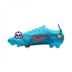Pomarańczowy Niebieski Nike Mercurial Vapor XIV Blueprint Elite FG Buty piłkarskie