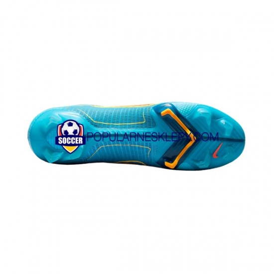 Pomarańczowy Niebieski Nike Mercurial Vapor XIV Blueprint Elite FG Buty piłkarskie