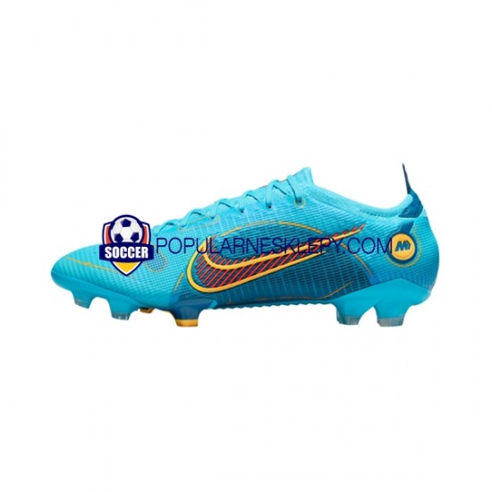 Pomarańczowy Niebieski Nike Mercurial Vapor XIV Blueprint Elite FG Buty piłkarskie