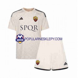 Koszulka Krótka dla Dzieci AS Roma Drugi strój 2023-2024