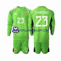 Koszulka Długi dla Dzieci Bramkarz Reprezentacji Argentyny Pierwszy strój Emiliano Martinez 23 World Cup 2022