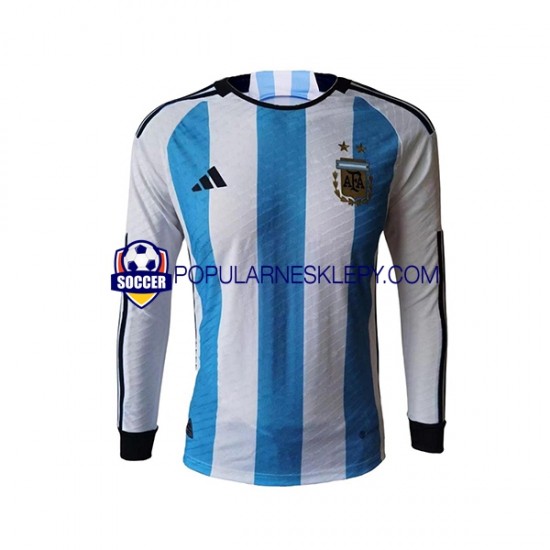 Koszulka Długi Męska Reprezentacji Argentyny Pierwszy strój World Cup 2022