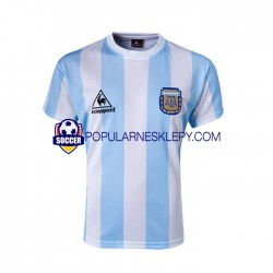 Koszulka Krótka Męska Reprezentacji Argentyny Pierwszy strój Retro 1986