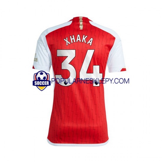Koszulka Krótka Męska Arsenal Pierwszy strój Xhaka 34 2023-2024