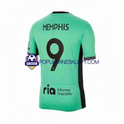 Koszulka Krótka Męska Atlético Madryt Trzeci strój Memphis Depay 9 2023-2024