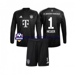 Koszulka Długi dla Dzieci Bramkarz Bayern Monachium Pierwszy strój Manuel Neuer 1 2023-2024