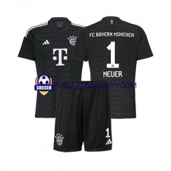 Koszulka Krótka dla Dzieci Bramkarz Bayern Monachium Pierwszy strój Manuel Neuer 1 2023-2024