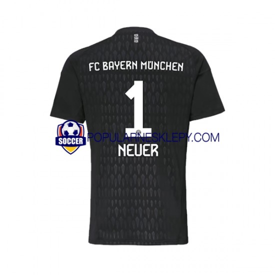 Koszulka Krótka Męska Bramkarz Bayern Monachium Pierwszy strój Manuel Neuer 1 2023-2024 Koszulka Krótka Męska Bramkarz Bayern Monachium Pierwszy strój Manuel Neuer 1 2023-2024