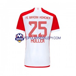 Koszulka Krótka Męska Bayern Monachium Pierwszy strój Thomas Muller 25 2023-2024