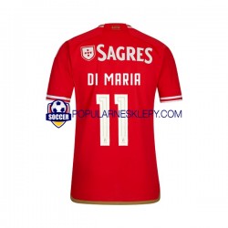 Koszulka Krótka Męska Benfica Pierwszy strój Di Maria 11 2023-2024