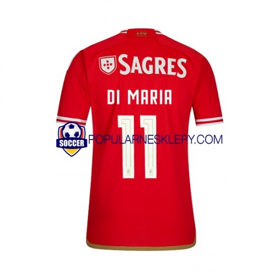 Koszulka Krótka Męska Benfica Pierwszy strój Di Maria 11 2023-2024