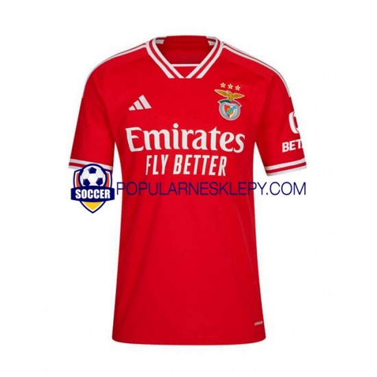 Koszulka Krótka Męska Benfica Pierwszy strój 2023-2024