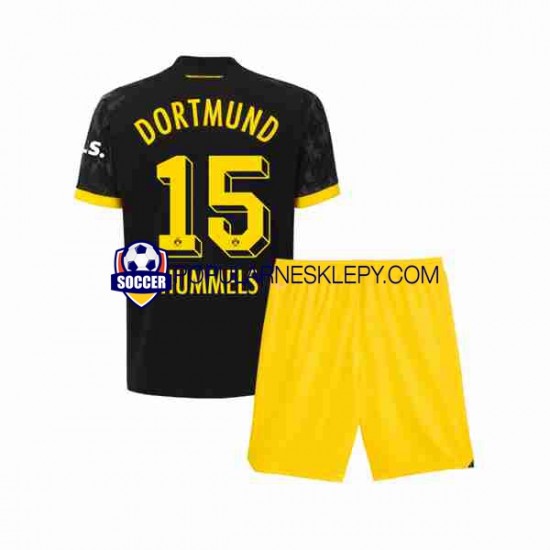 Koszulka Krótka dla Dzieci Borussia Dortmund Drugi strój Mats Hummels 15 2023-2024 Koszulka Krótka dla Dzieci Borussia Dortmund Drugi strój Mats Hummels 15 2023-2024
