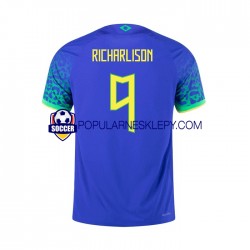 Koszulka Krótka Męska Reprezentacji Brazylii Drugi strój RICHARLISON 9 2022