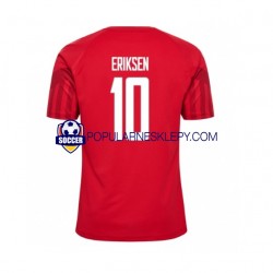 Koszulka Krótka Męska Reprezentacji Danii Pierwszy strój Christian Eriksen 10 World Cup 2022