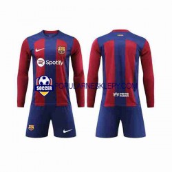Koszulka Długi dla Dzieci FC Barcelona Pierwszy strój 2023-2024