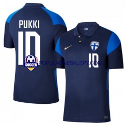 Koszulka Krótka Męska Reprezentacji Finlandii Drugi strój Teemu Pukki 10 Euro 2020