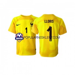 Koszulka Krótka Męska Bramkarz Reprezentacji Francji Trzeci strój Hugo Lloris 1 World Cup 2022