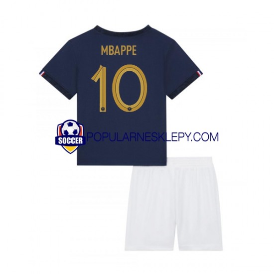 Koszulka Krótka dla Dzieci Reprezentacji Francji Pierwszy strój Mbappe 10 World Cup 2022 Koszulka Krótka dla Dzieci Reprezentacji Francji Pierwszy strój Mbappe 10 World Cup 2022