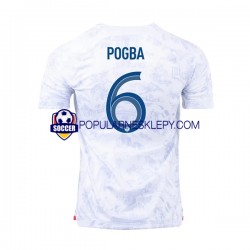 Koszulka Krótka Męska Reprezentacji Francji Drugi strój Pogba 6 World Cup 2022