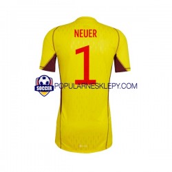 Koszulka Krótka Męska Bramkarz Reprezentacji Niemiec Drugi strój Manuel Neuer 1 World Cup 2022