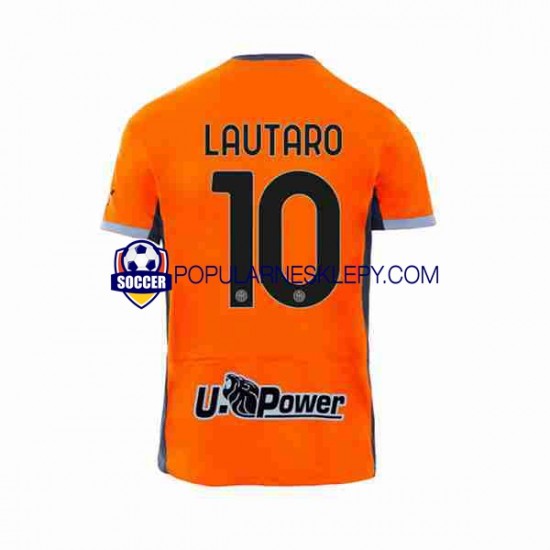 Koszulka Krótka Męska Inter Mediolan Trzeci strój Lautaro Martinez 10 2023-2024