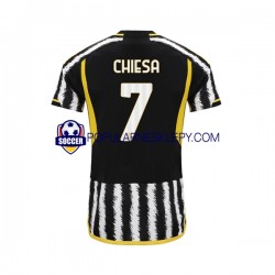 Koszulka Krótka Męska Juventus Pierwszy strój Federico Chiesa 7 2023-2024
