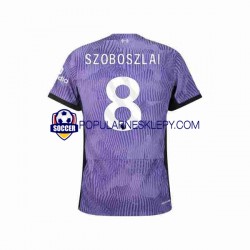 Koszulka Krótka Męska Liverpool Trzeci strój Dominik Szoboszlai 8 2023-2024