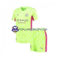 Koszulka Krótka dla Dzieci Bramkarz Manchester City Trzeci strój 2023-2024