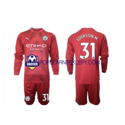 Koszulka Długi dla Dzieci Bramkarz Manchester City Pierwszy strój Ederson M 31 2022-2023
