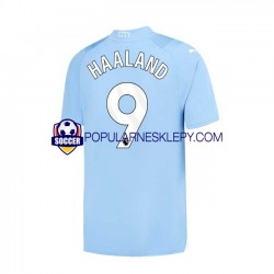 Koszulka Krótka Męska Manchester City Pierwszy strój Haaland 9 2023-2024