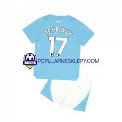 Koszulka Krótka dla Dzieci Manchester City Pierwszy strój Kevin De Bruyne 17 2023-2024