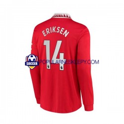 Koszulka Długi Męska Manchester United Pierwszy strój Christian Eriksen 14 2022-2023