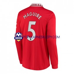 Koszulka Długi Męska Manchester United Pierwszy strój Harry Maguire 5 2022-2023