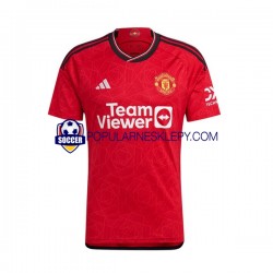 Koszulka Krótka dla Dzieci Manchester United Pierwszy strój Lisandro Martinez 6 2023-2024