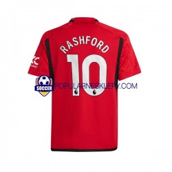 Koszulka Krótka Męska Manchester United Pierwszy strój Marcus Rashford 10 2023-2024