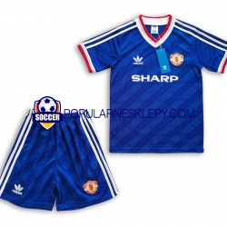 Koszulka Krótka dla Dzieci Manchester United Drugi strój Retro 1986