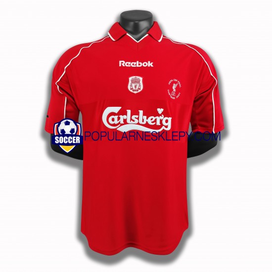 Koszulka Krótka Męska Manchester United Pierwszy strój Retro 2000-2001
