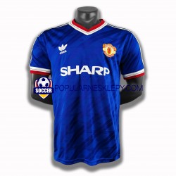 Koszulka Krótka Męska Manchester United Trzeci strój Retro 1986