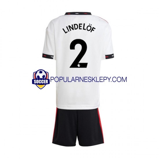Koszulka Krótka dla Dzieci Manchester United Drugi strój Victor Lindelof 2 2022-2023 Koszulka Krótka dla Dzieci Manchester United Drugi strój Victor Lindelof 2 2022-2023
