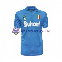 Koszulka Krótka Męska Napoli Pierwszy strój Retro 1987 1988