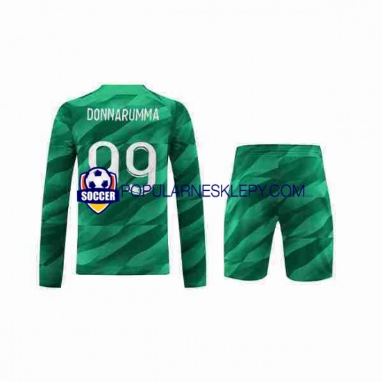 Koszulka Długi dla Dzieci Bramkarz Paris Saint-Germain Pierwszy strój Donnarumma 99 2023-2024