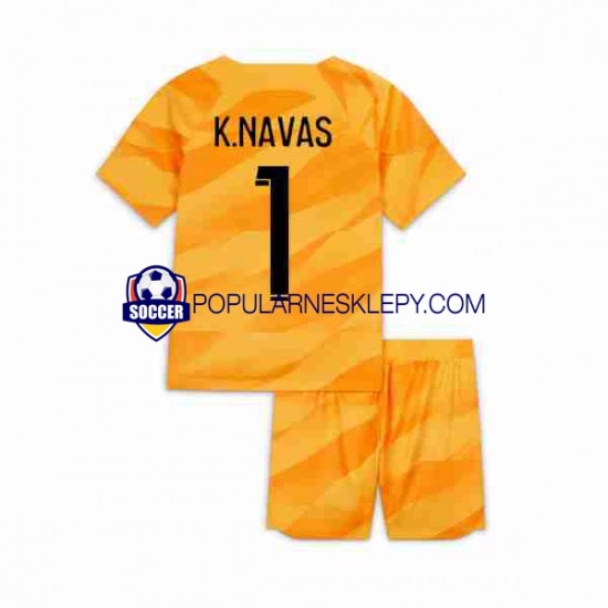 Koszulka Krótka dla Dzieci Bramkarz Paris Saint-Germain Drugi strój K.NAVAS 1 2023-2024 Koszulka Krótka dla Dzieci Bramkarz Paris Saint-Germain Drugi strój K.NAVAS 1 2023-2024
