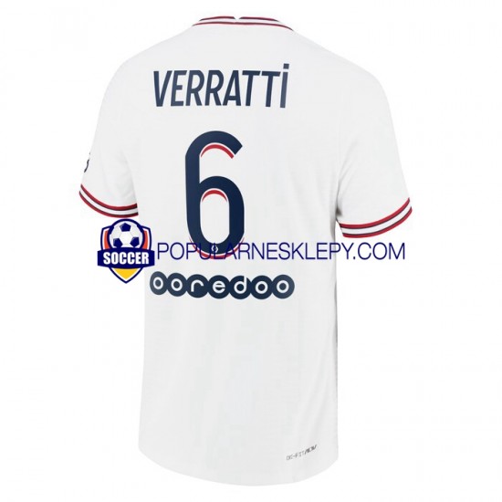 Koszulka Krótka Męska Paris Saint-Germain Czwarty strój Marco Verratti 6 2021-2022 Koszulka Krótka Męska Paris Saint-Germain Czwarty strój Marco Verratti 6 2021-2022