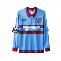 Koszulka Długi Męska West Ham United Pierwszy strój Retro 1995-1996