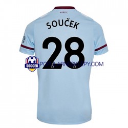 Koszulka Krótka Męska West Ham United Drugi strój Tomas Soucek 28 2021-2022